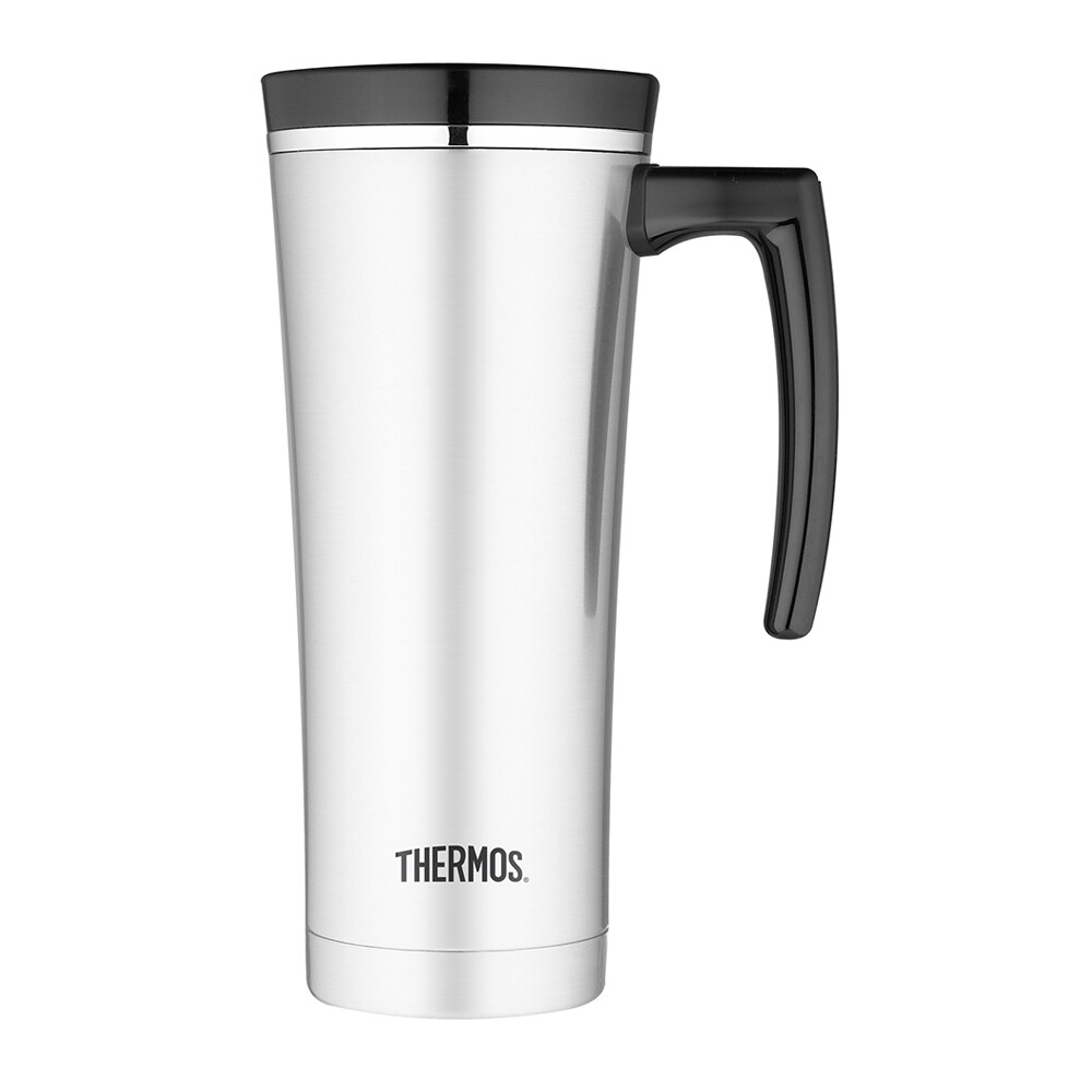 Thermos Sipp Vacuum Insulated Stainless Steel Travel Mug Black 470ml