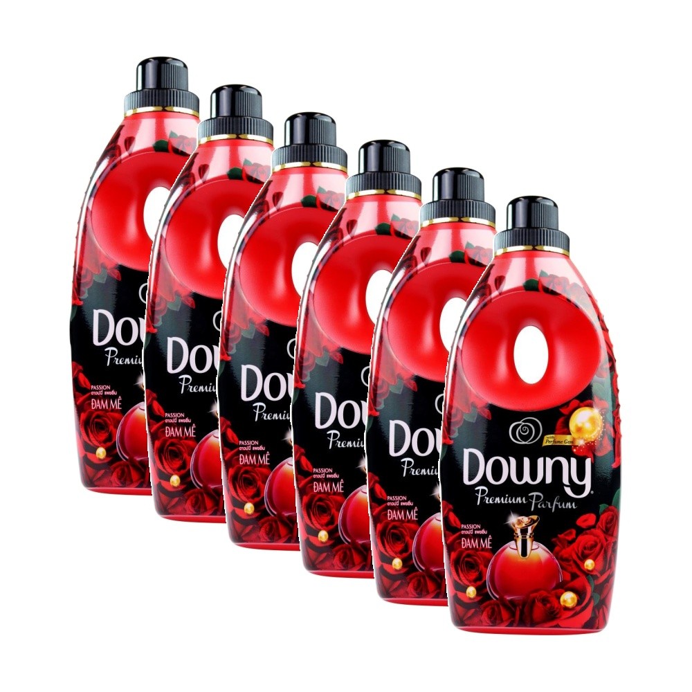 6PK Downy Concentrate Fabric Conditioner Premium Parfum Passion 800ml Liquid