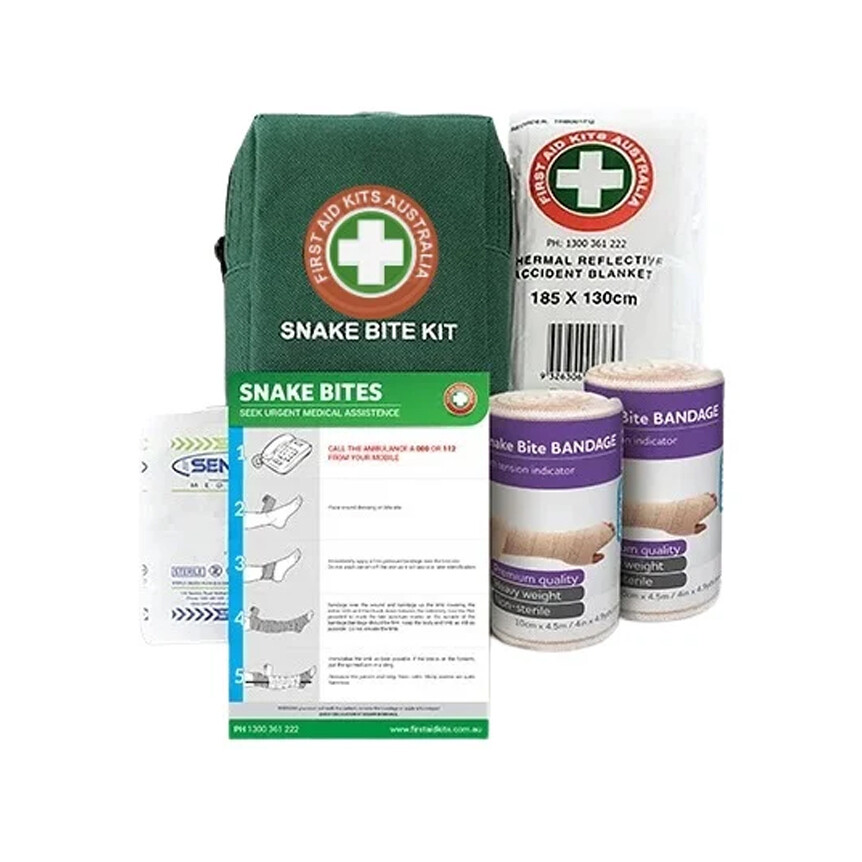 FIRST AID KITS AUSTRALIA KSNAKEP Premium Snake Bite Emergency Kit 2 Bandages