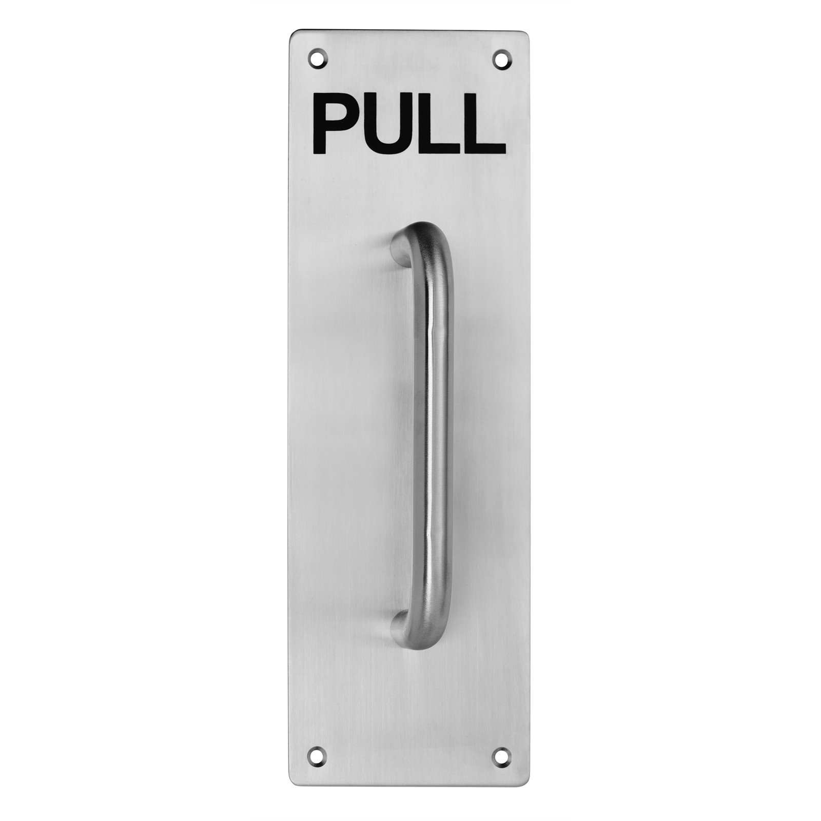 Lemaar 250 x 65 x 2mm Satin Stainless Steel Engraved D Pull On Plate DDA
