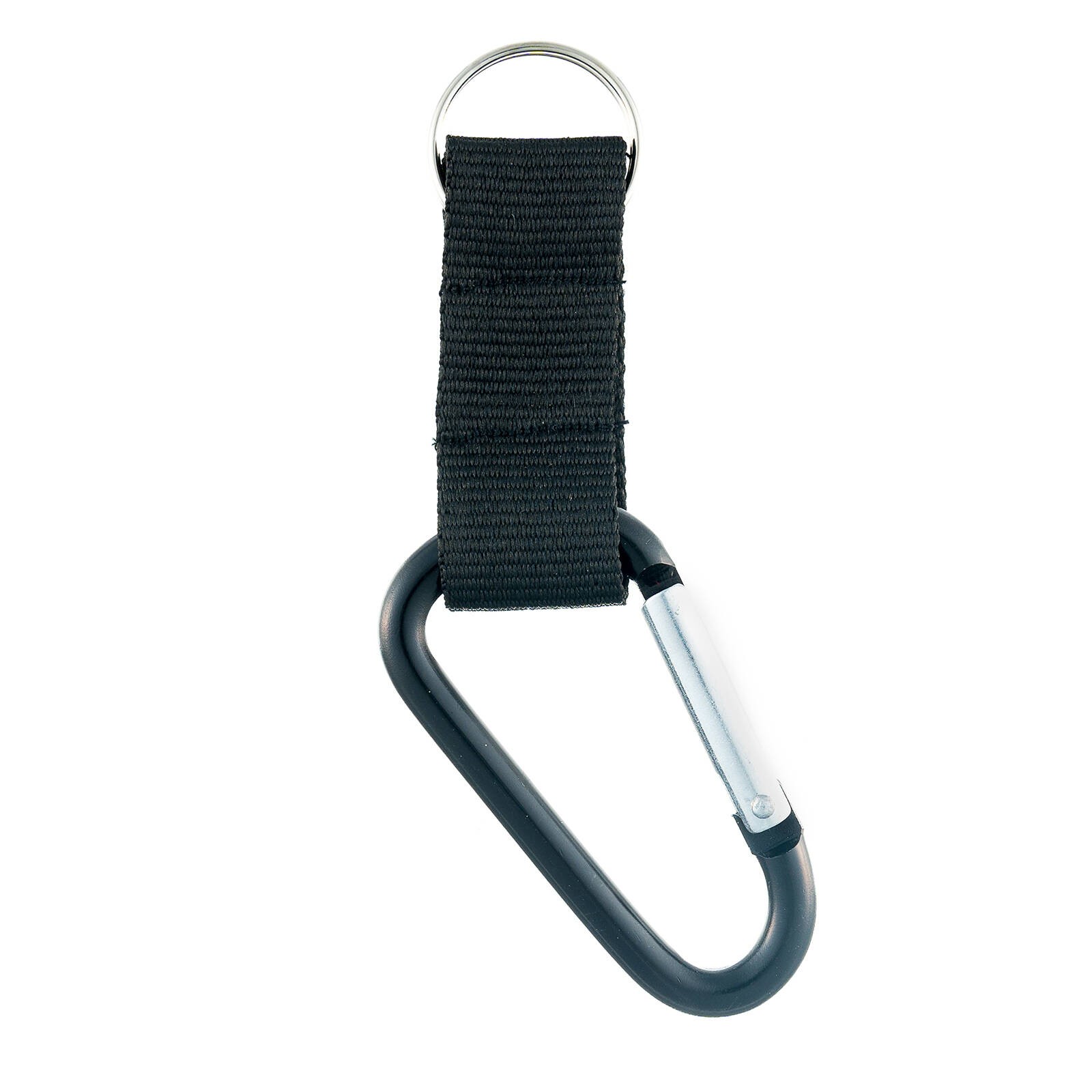 Taskmaster Black Carabiner Key Ring 2 pcs