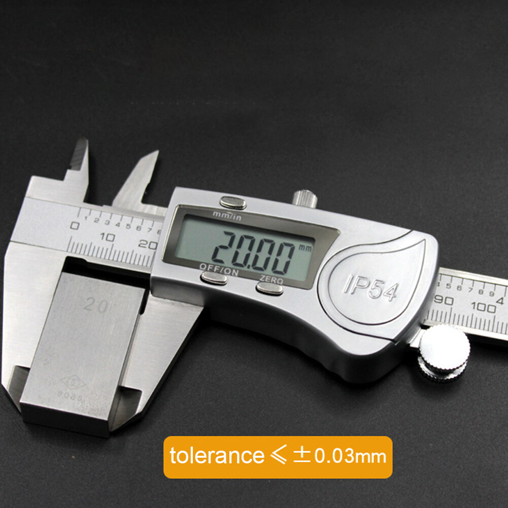 200mm Stainless Steel Electronic Digital Vernier Caliper Waterproof Hand Tools