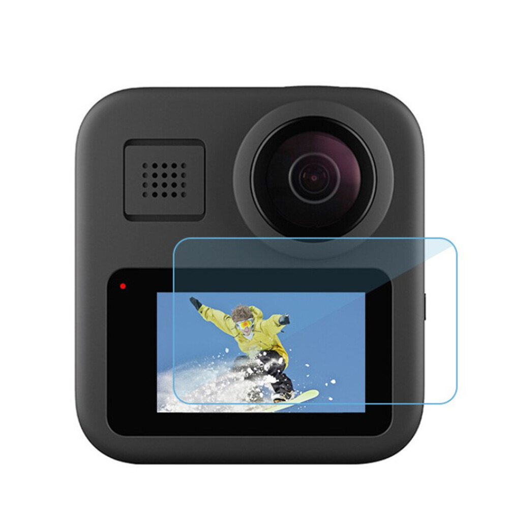 2 PCS PULUZ PU441 Tempered Glass Screen Protector for GoPro Max LCD Anti-Scratch