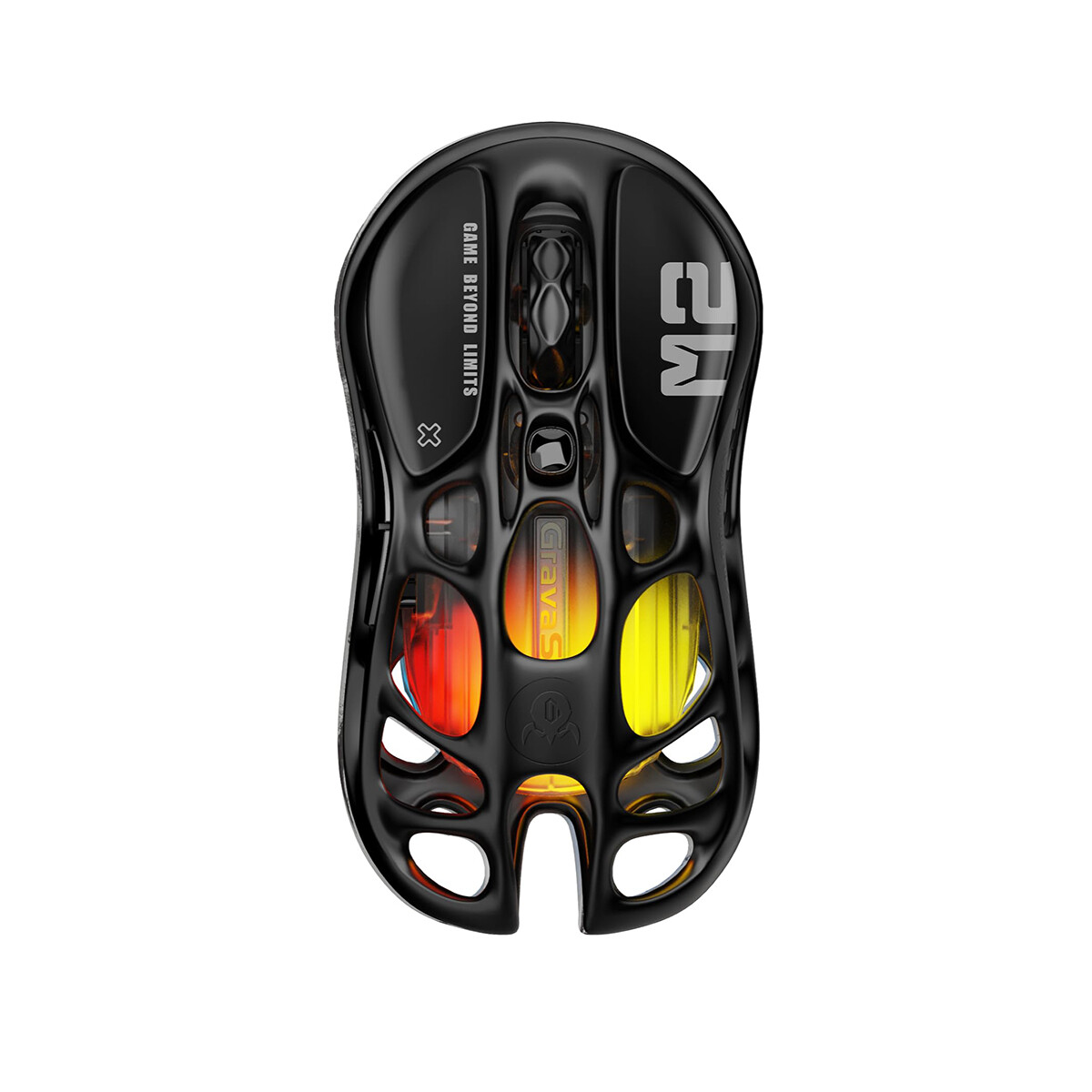 GravaStar Mercury M2 Wireless Gaming Mouse Optical Sensor 26 000 DPI Black