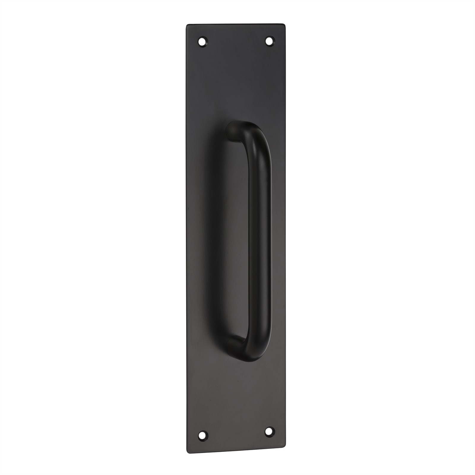 Lemaar 300mm x 75mm Black D-Pull Plate DDA