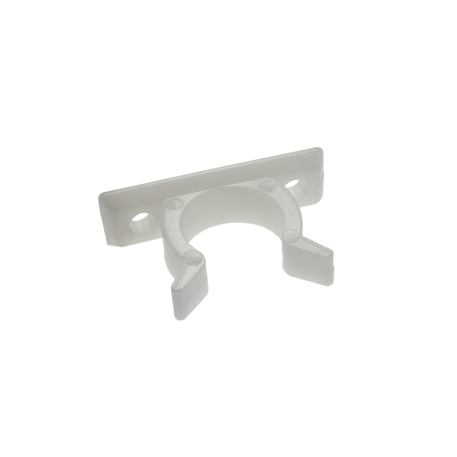 Adoored 40mm White Plastic Door Clip 5 pcs