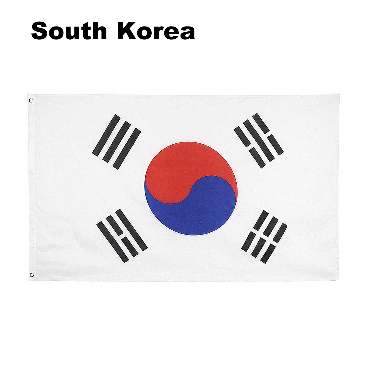 South Korea Flag 3x5ft 90x150cm Woven Polyester Outdoor Party Banner