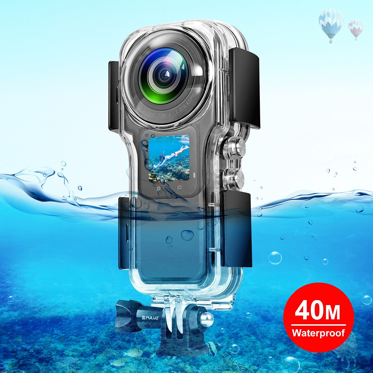 PULUZ PU801 Underwater Waterproof Housing Case Insta360 One 1-Inch 360 Edition