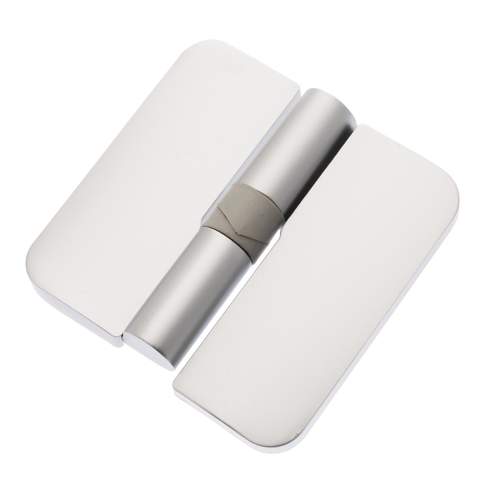 Lane 82 x 80 x 6mm Pearl Finish Left Hand Hold Closed Gravity Hinge - 2 pieces