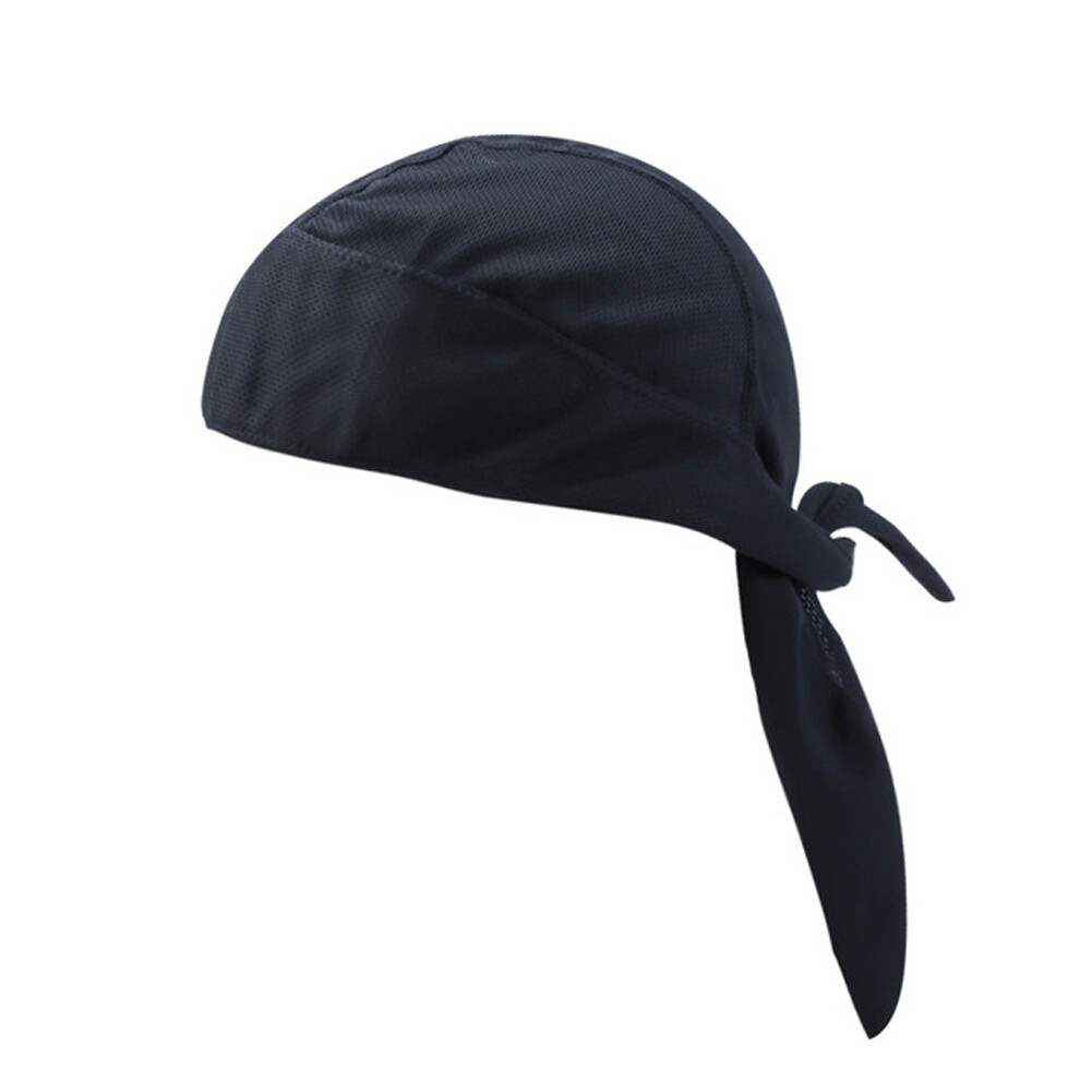 Soft Durag Cap Doo Rag Wave Breathable Fabric Adjustable Black Unisex Adults