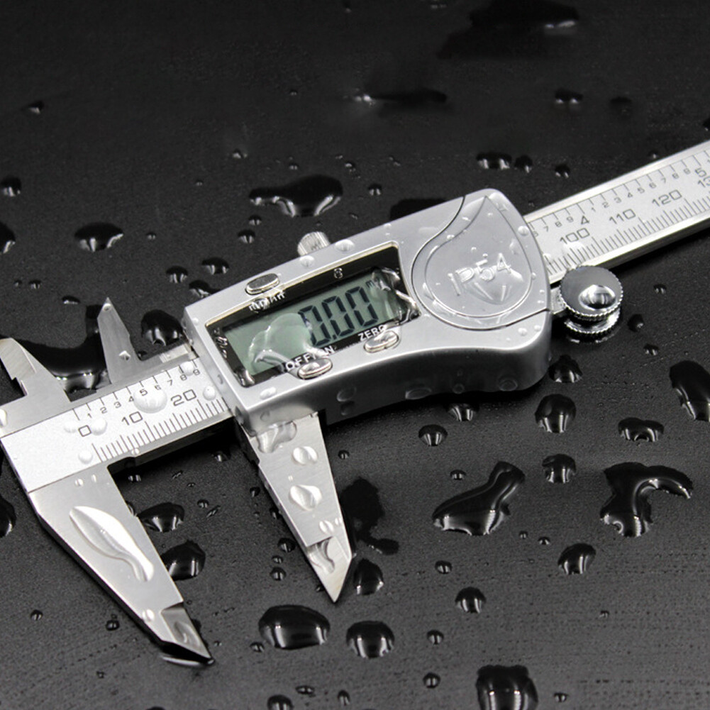 150mm Stainless Steel Electronic Digital Vernier Caliper Waterproof Hand Tools