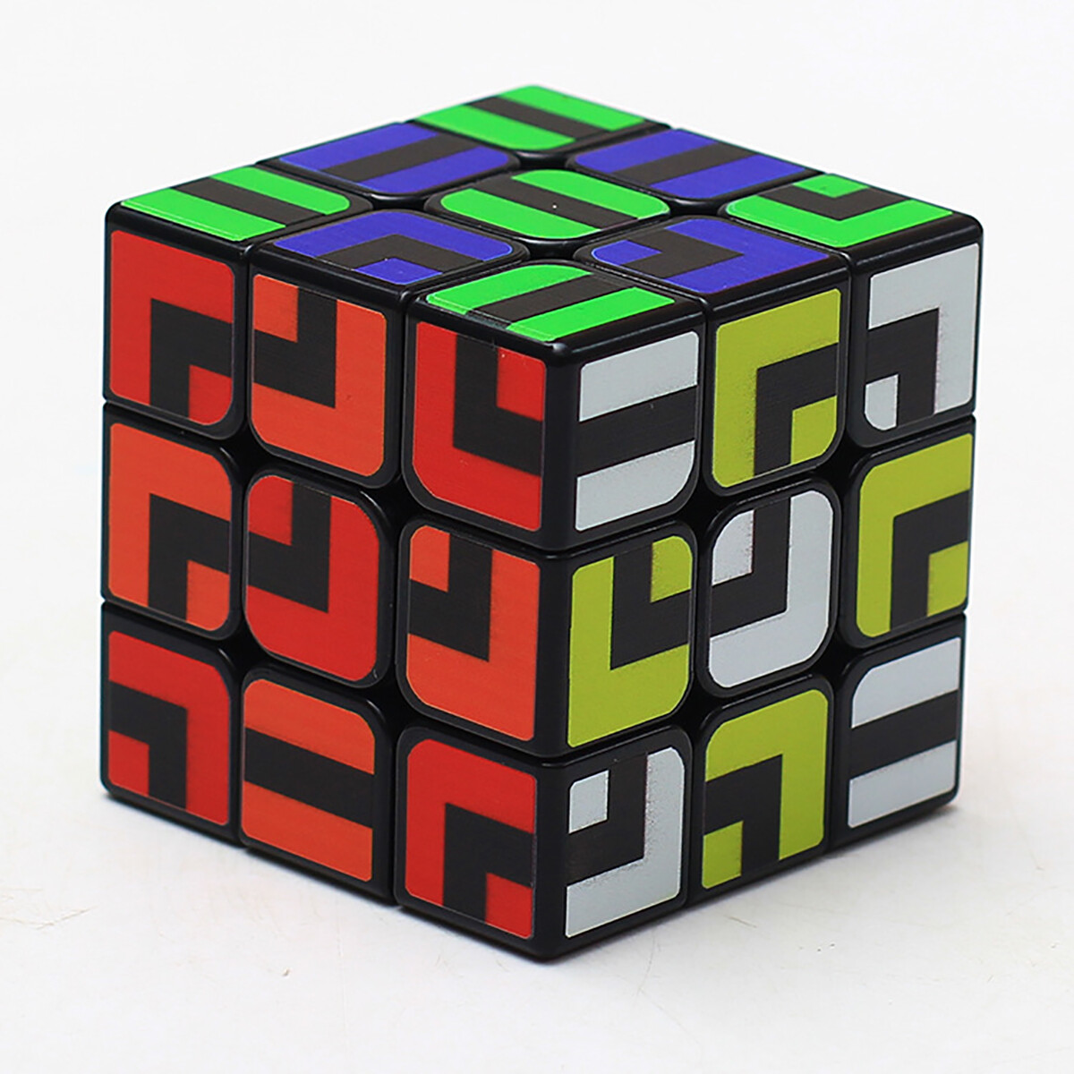 ZCUBE 3x3x3 Cube Mazes Puzzle Magic Cube Smooth Fast Speed Plastic Toy