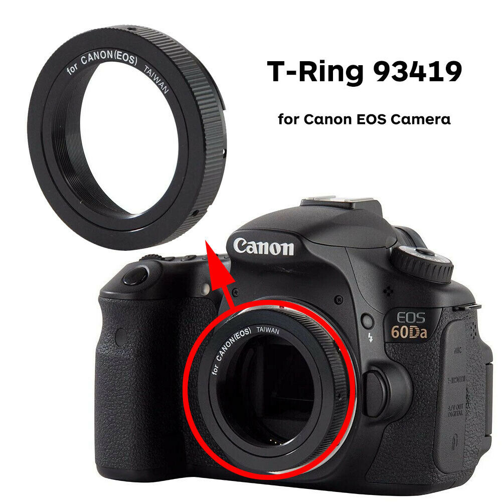 M42 T-Ring Adapter for Canon EOS DSLR SLR Camera Telescope Lens Mount 42mm