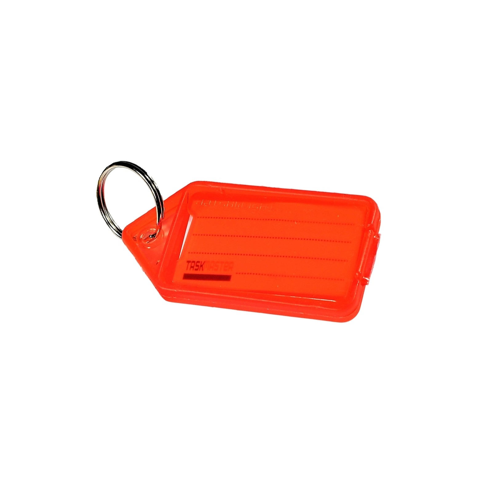 Taskmaster 56 x 29 x 6mm Key Tag with Key Ring 10 pcs