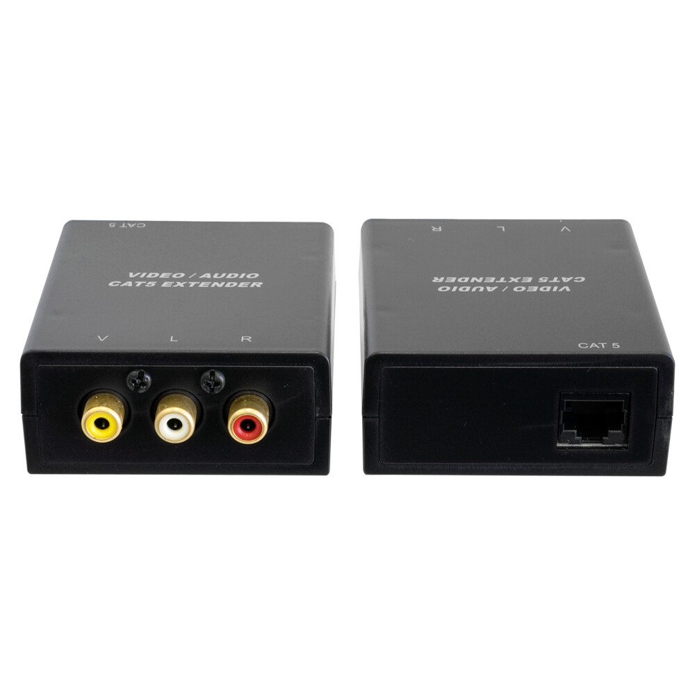 PRO2 PRO1221 RCA Composite Video Stereo Audio CAT5 Ethernet AV 300m Extender