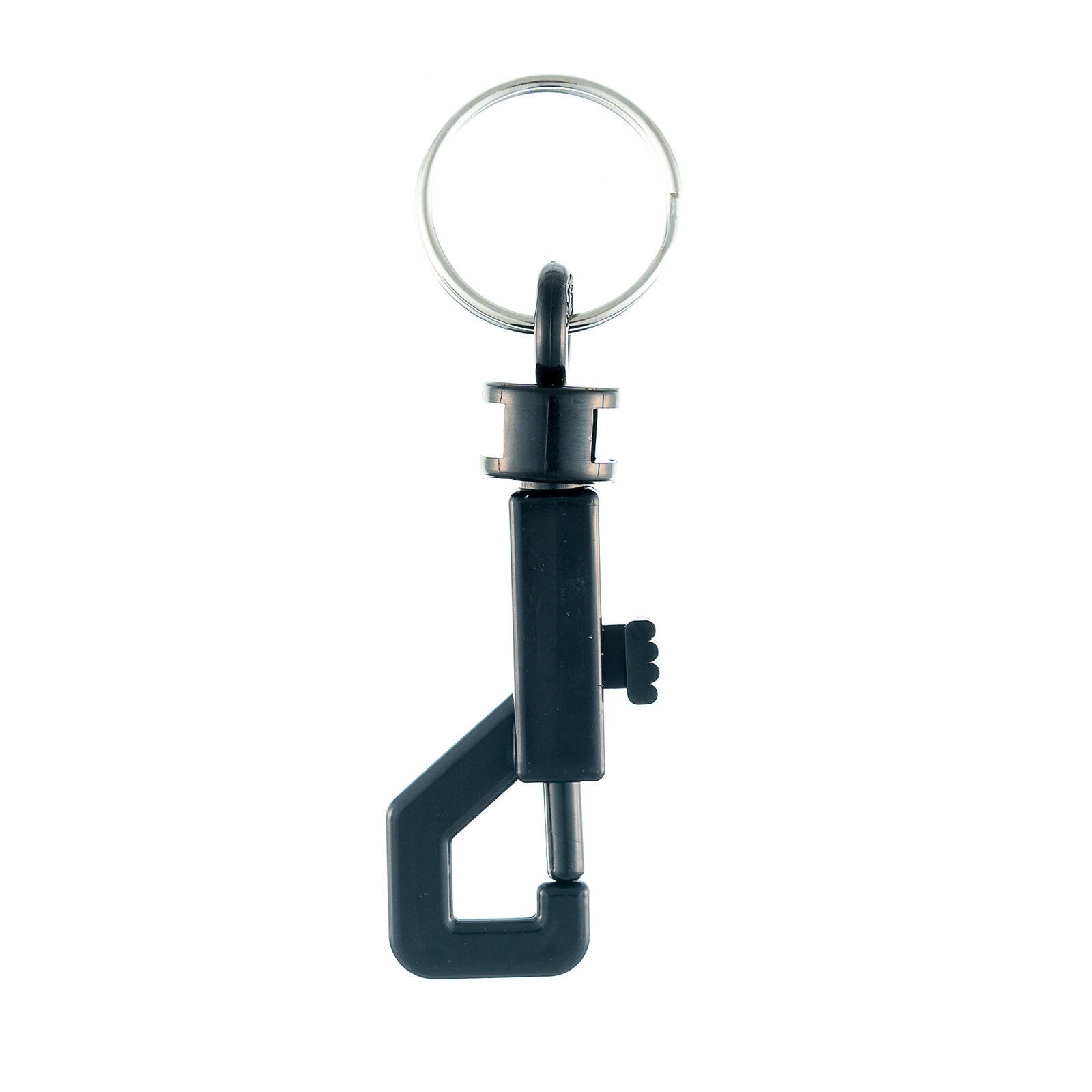 Taskmaster 70mm Black Plastic J Clip - 4 pieces
