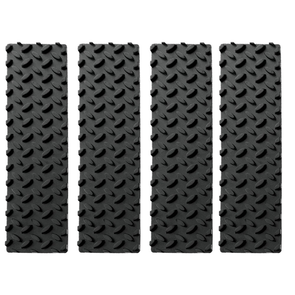 Hulk 4x4 HU0010_4PK 4x Caravan/Motorhome Stick-On Adhesive Rubber Step Tread