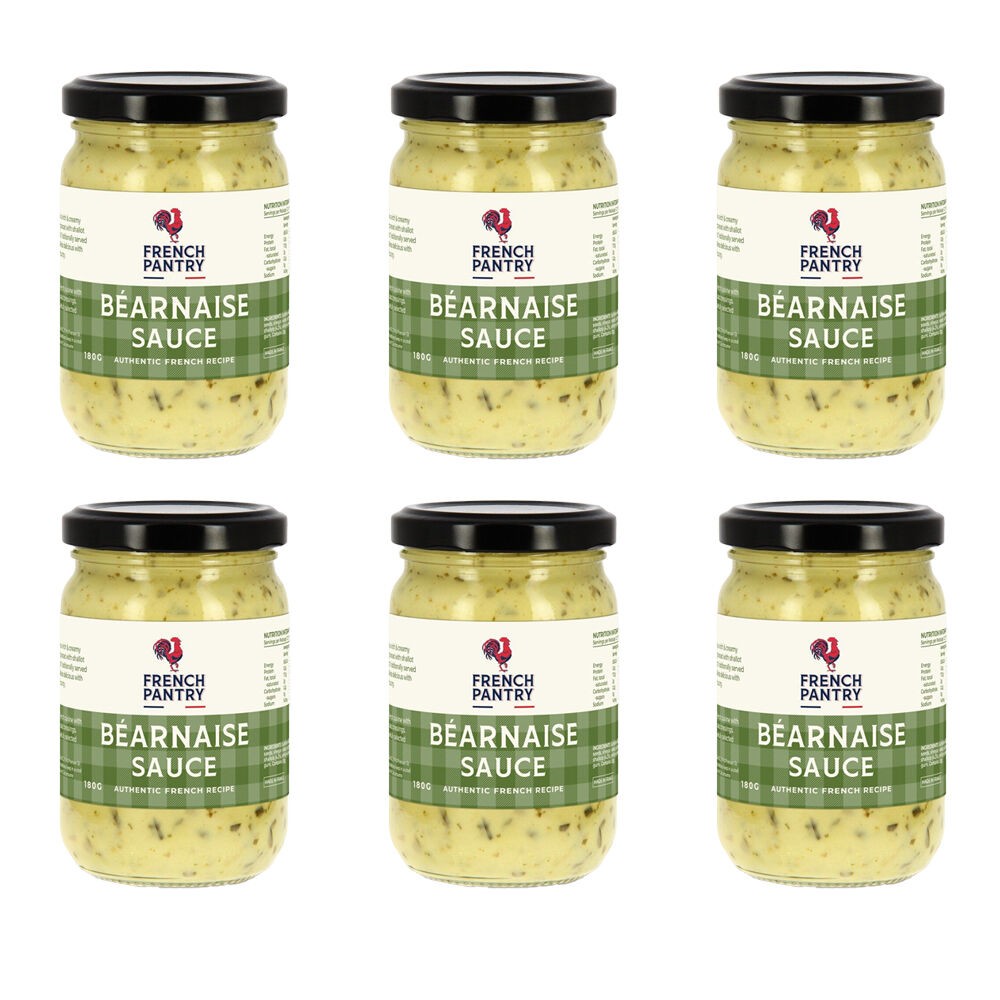 6PK FRENCH PANTRY Bearnaise Cooking Sauce MA-1205 for Meat/Fish/Poultry 180g