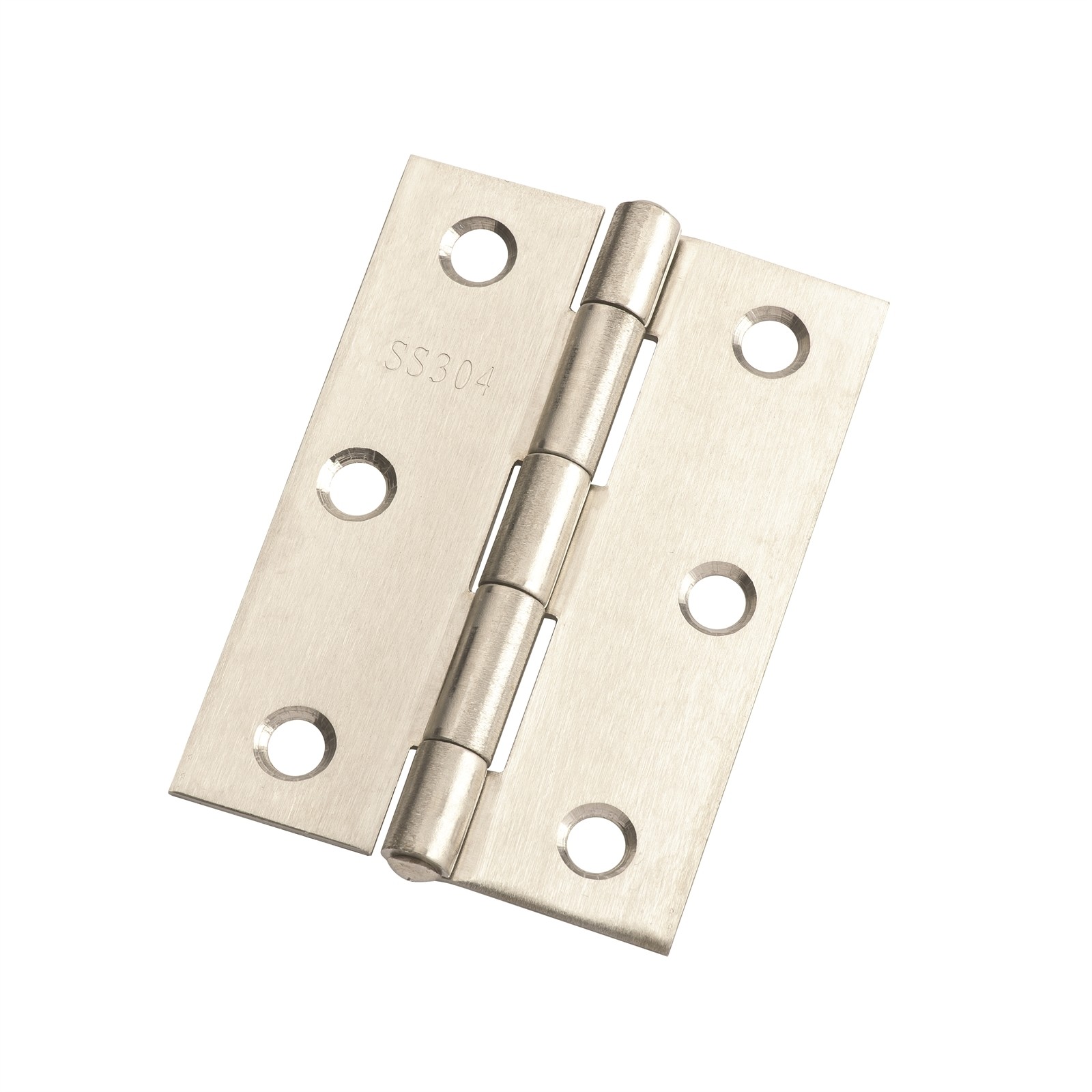 Lane 85 x 60 x 1.6mm Satin Stainless Steel Loose Pin Butt Hinge 2 pieces