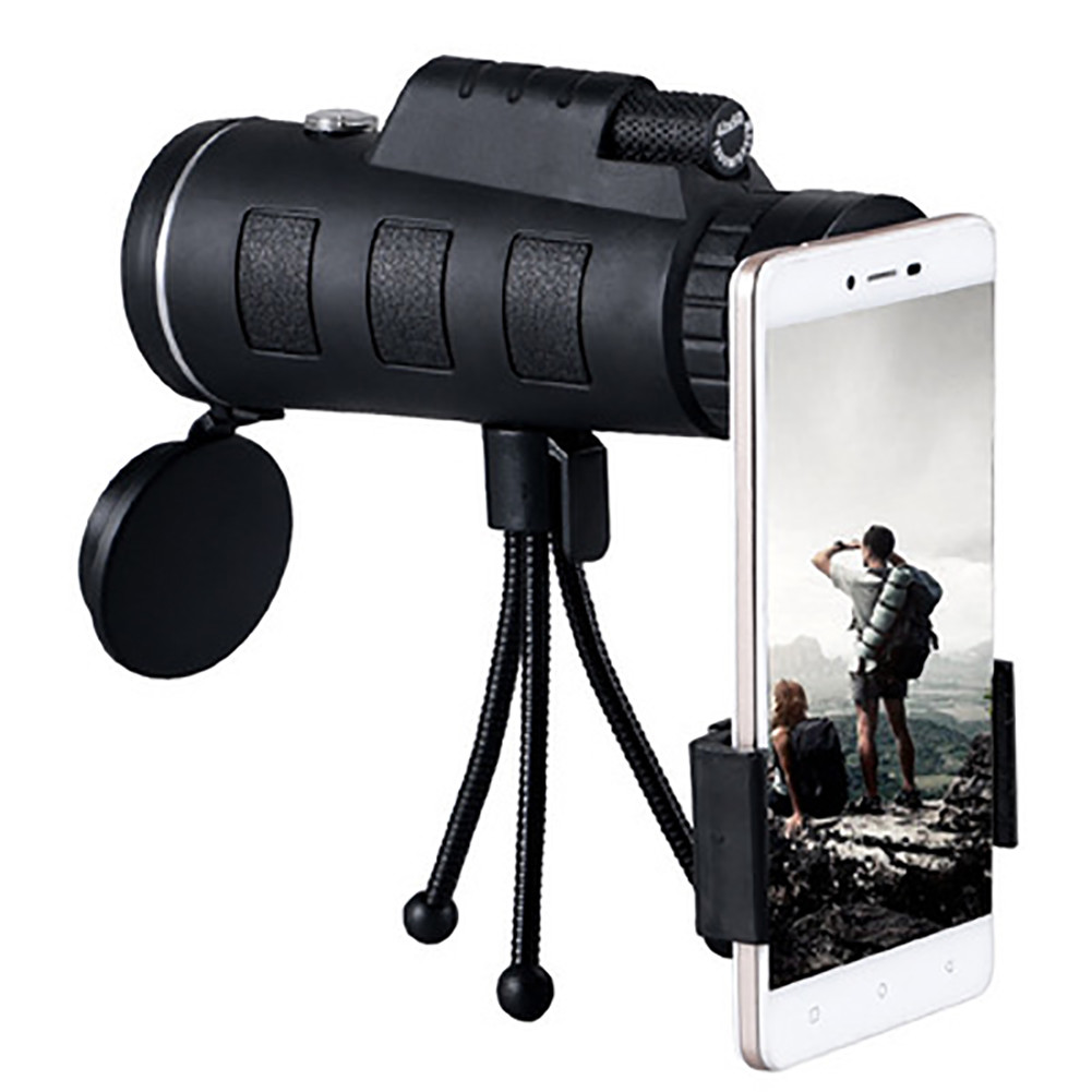 40X60 40x HD Monocular Phone Telescope with Compass Fit for phone 100201