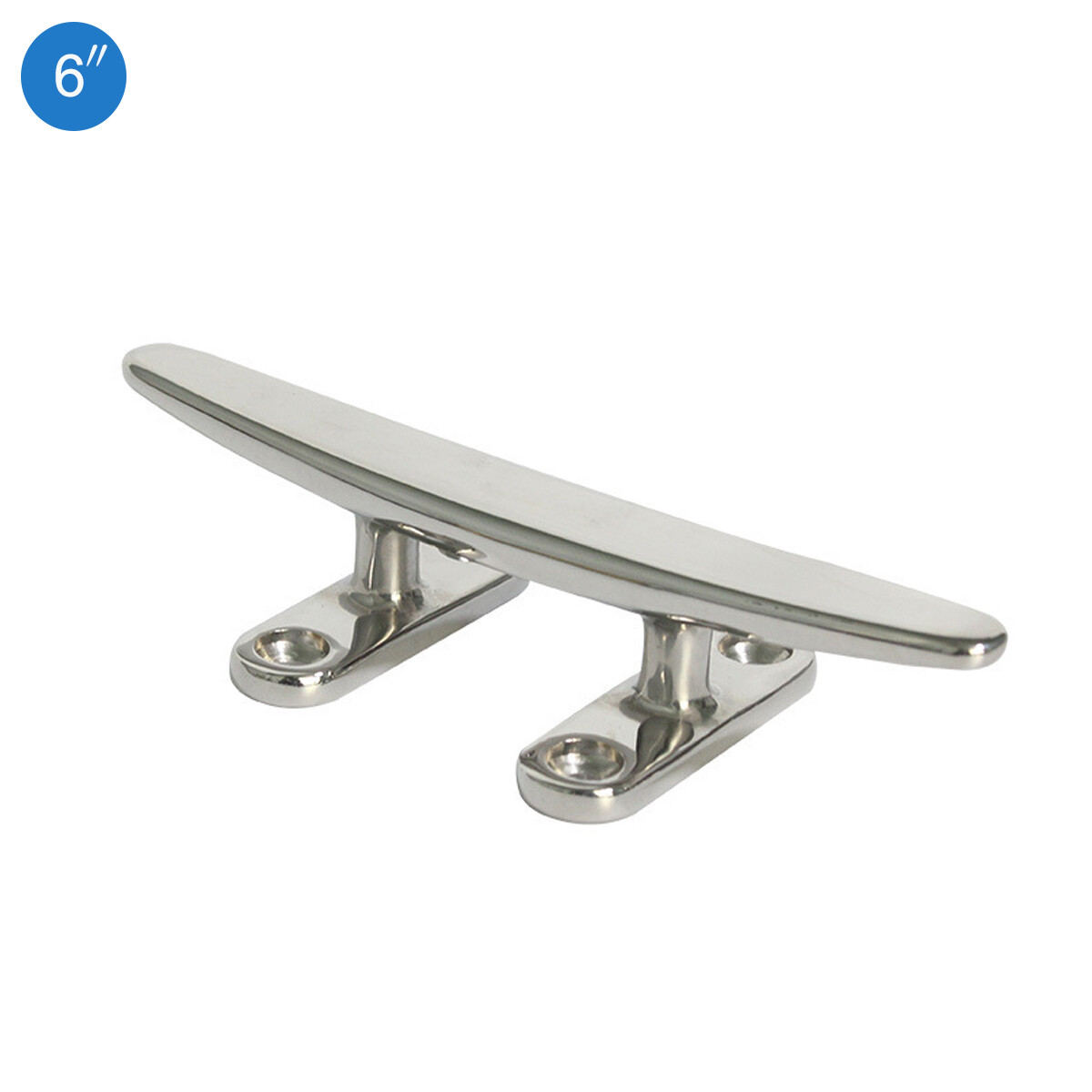 6 150mm Slimin Bar Cleat 316 Stainless Steel Marine Grade Boat Cleats