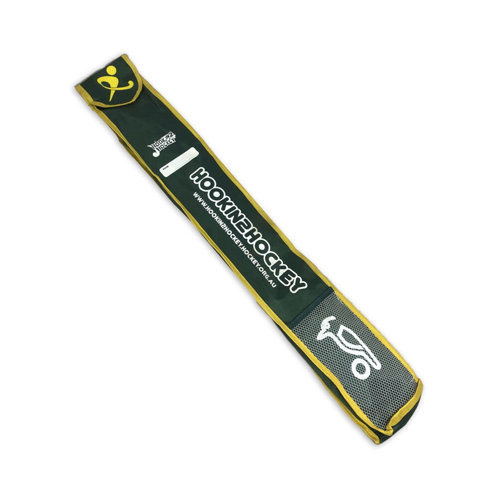 Kookaburra Hook In 2 Hockey Sling/Shoulder Bag Fit 28-38.5&apos StickGreen/Gold