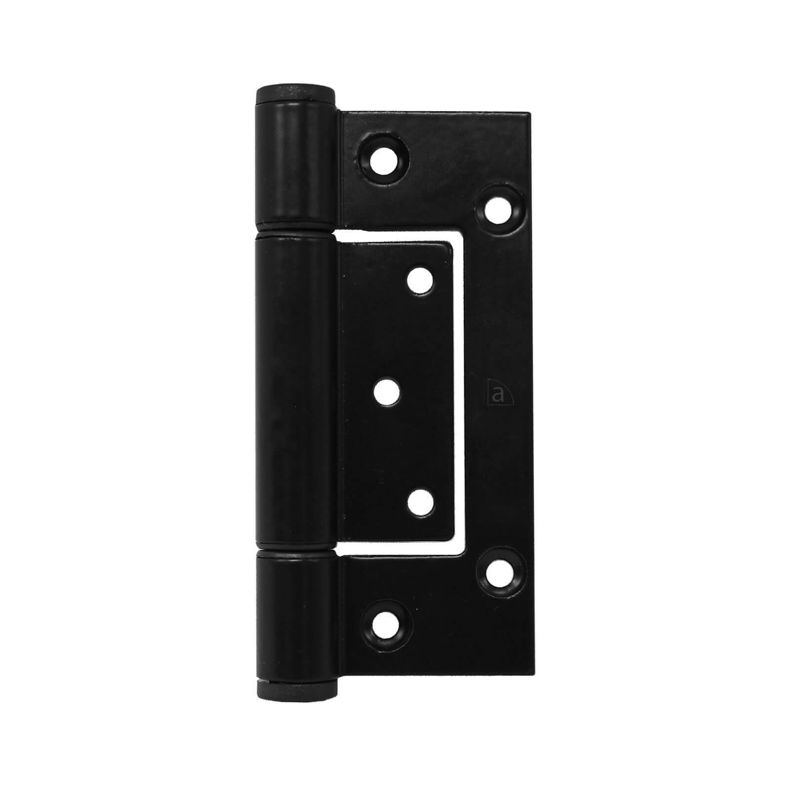 Austyle 100 x 48 x 3.2mm Black Hirline Fast Fix Hinge 55444