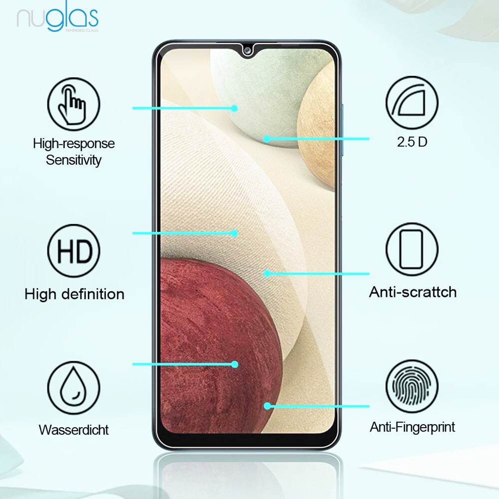 Nuglas Screen Protector Tempered Glass Full Cover Samsung A12/A02/A32 5G