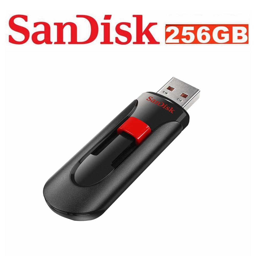 SanDisk Cruzer Glide CZ60 256GB USB 2.0 Flash Drive Password Protection