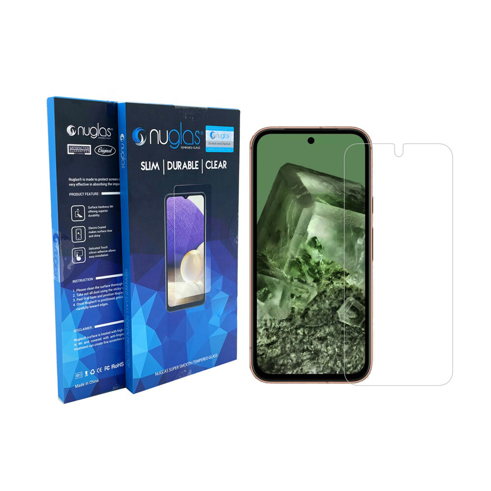 Nuglas Full Premium Clear Tempered Glass Screen Protector For Google Pixel 8a