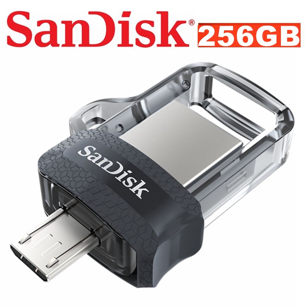 SanDisk 256GB Ultra Dual OTG USB Flash Drive Micro 3.0 Android Phone