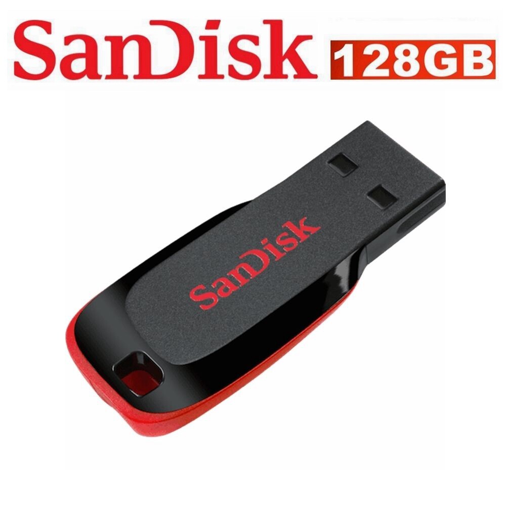 SanDisk Cruzer Blade CZ50 128GB USB Flash Drive Memory Stick PC Mac