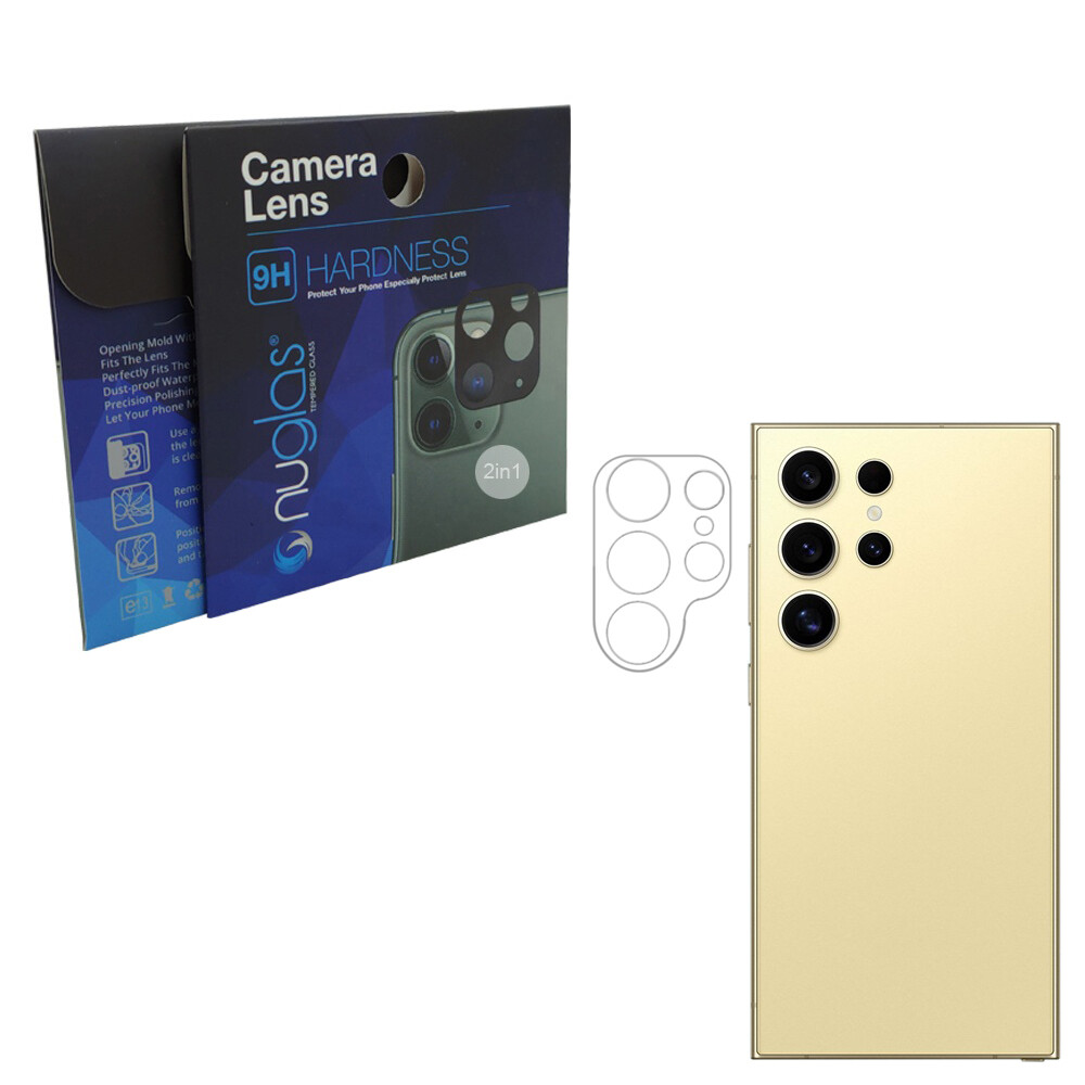 Nuglas Camera Lens Tempered Glass Screen Protector For Samsung Galaxy S24 Ultra