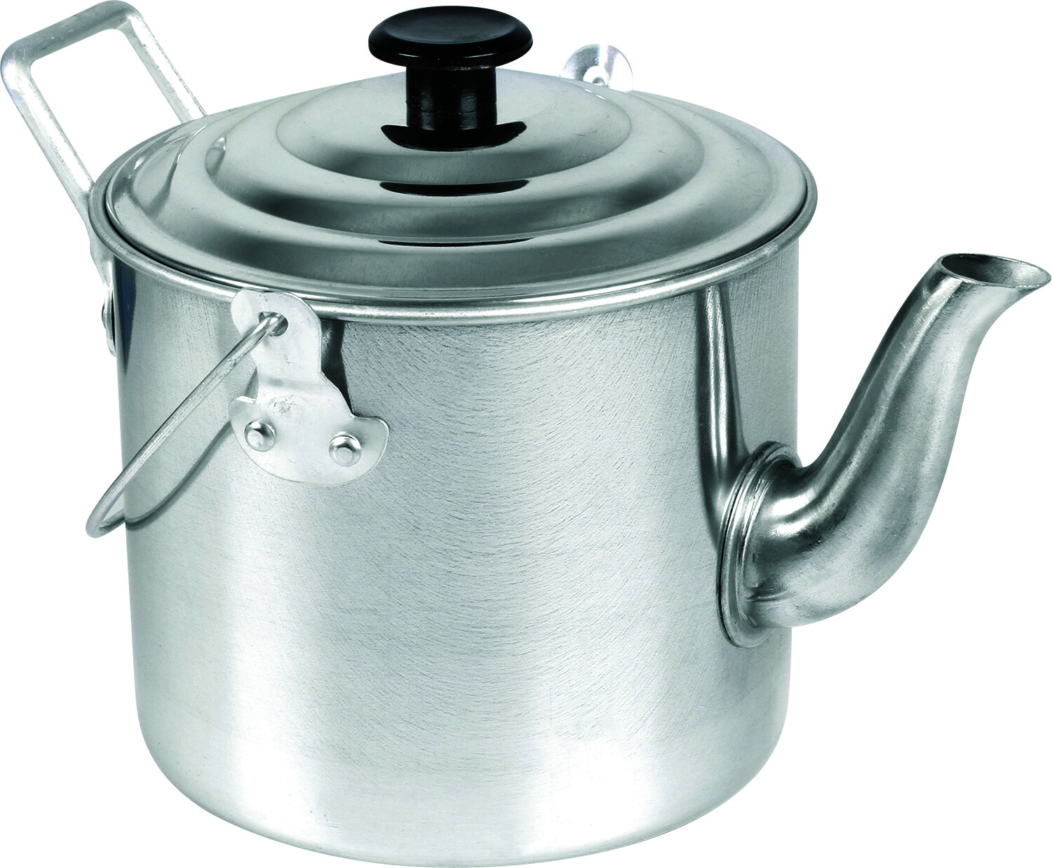 Cockatoo Camping Aluminium 1800ml Billy Teapot Water Boiler Silver CC1015