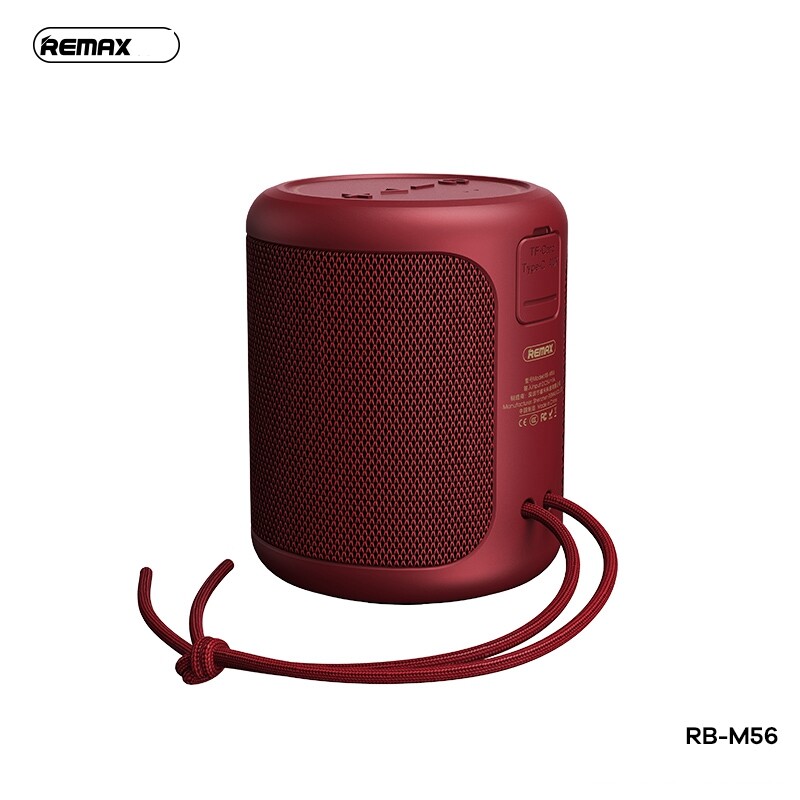REMAX RE-RB-M56-RD Portable Wireless Bluetooth Speakers Outdoor Waterproof