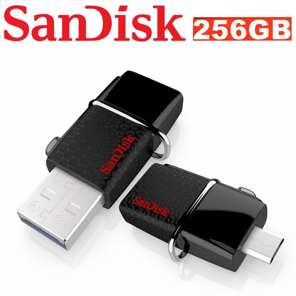 SanDisk 256GB OTG Ultra Dual Micro USB3.0 Android Flash Memory Stick