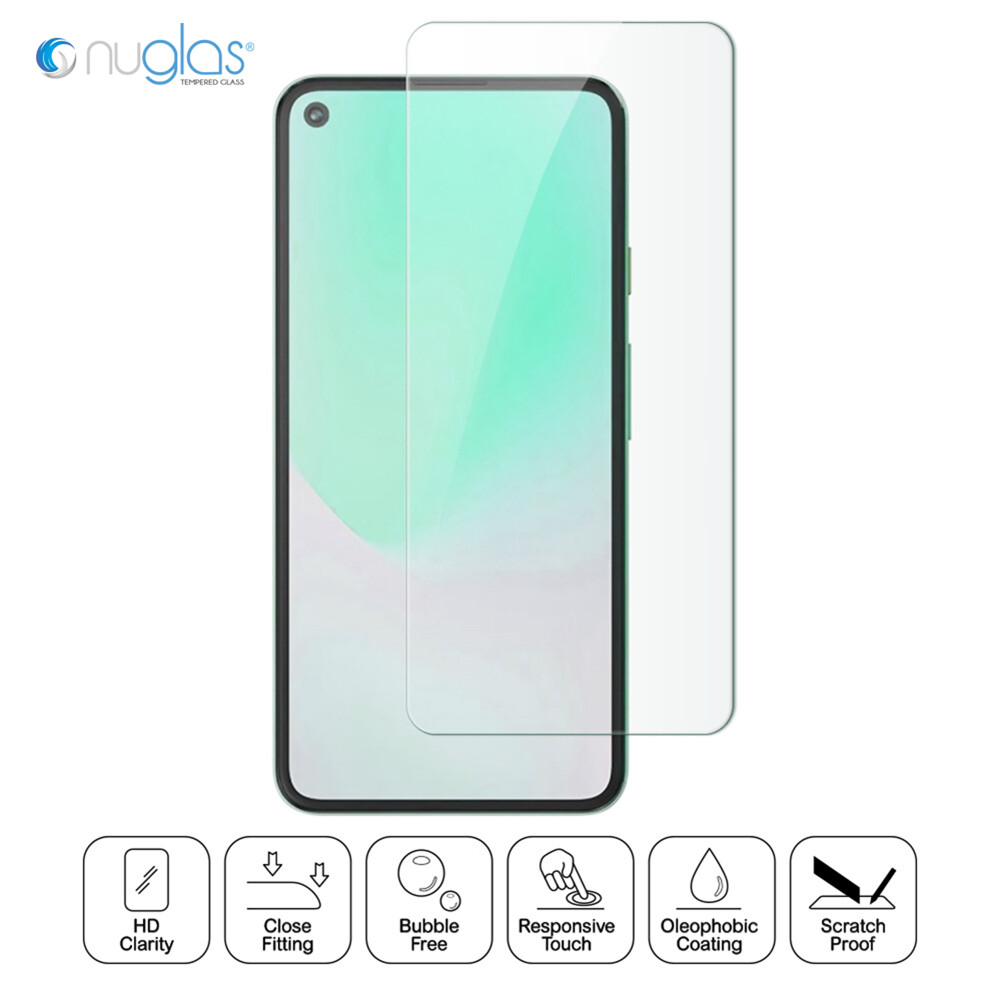Nuglas Screen Protector Full Premium Clear Tempered Glass For Google Pixel 5