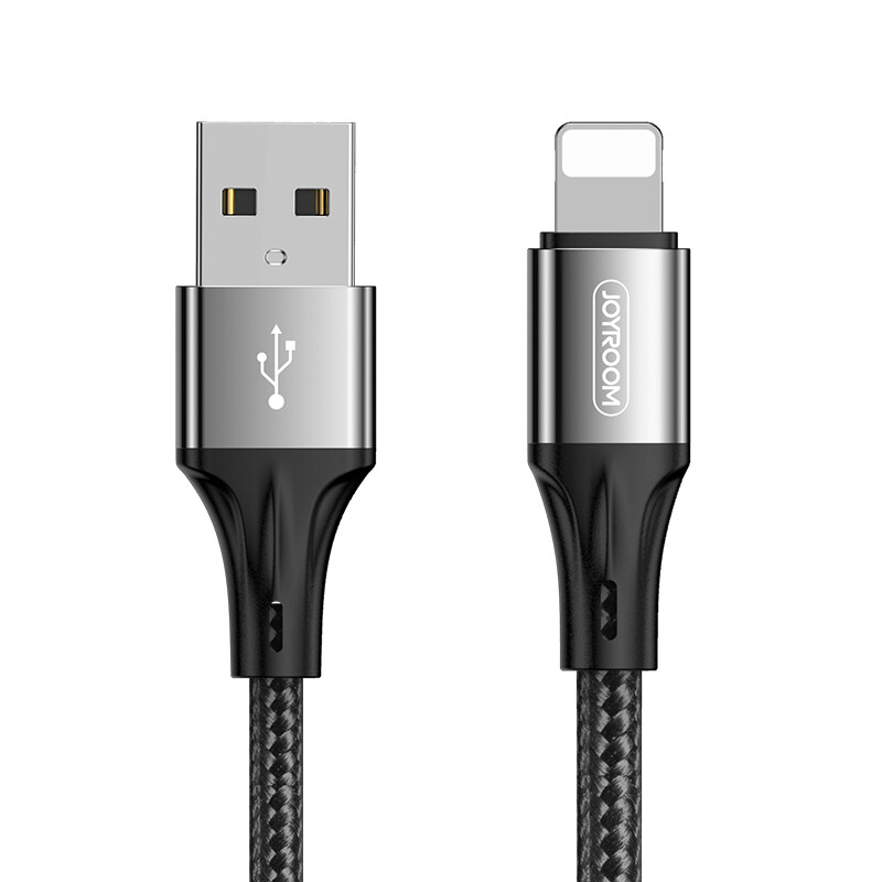 Joyroom USB Charger Cable 1M Black For Apple iPhone 6 7 8 XS 11 12 Pro Max iPad