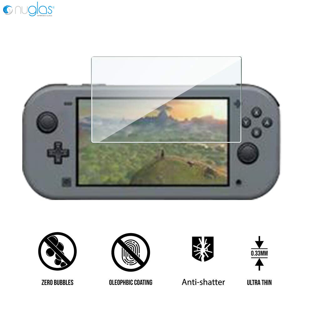 Nuglas Tempered Glass Screen Protector Complete Protection Nintendo Switch Lite