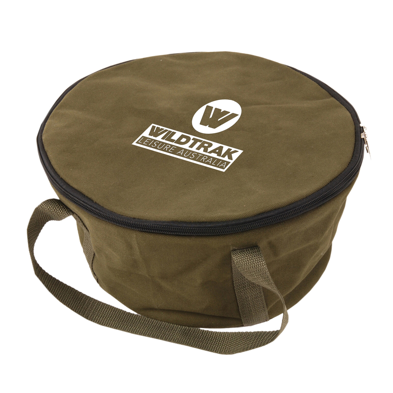 Wildtrak CA9009 Canvas Bag 4.5qt/30cm Padded Bottom Camp Oven Pot Green