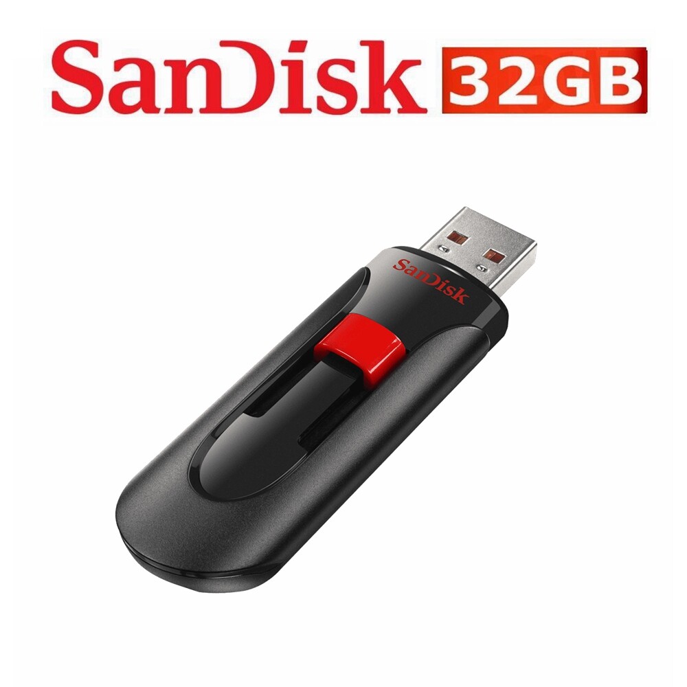 SanDisk CruzerGlide CZ60 32GB USB Flash Drive SDCZ60-032G PC Mac Pen