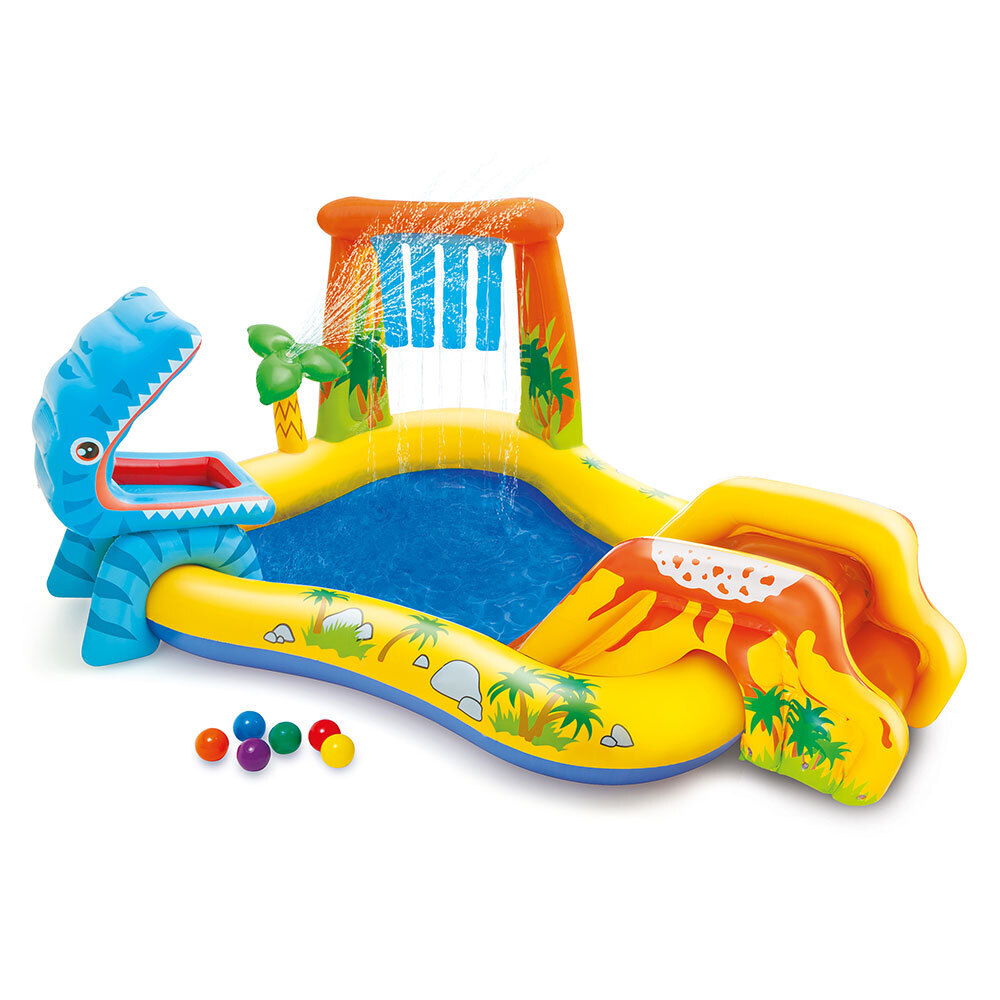 Intex Dinosaur A57444 249x191cm Inflatable Play Centre Swimming Pool Kids 3y