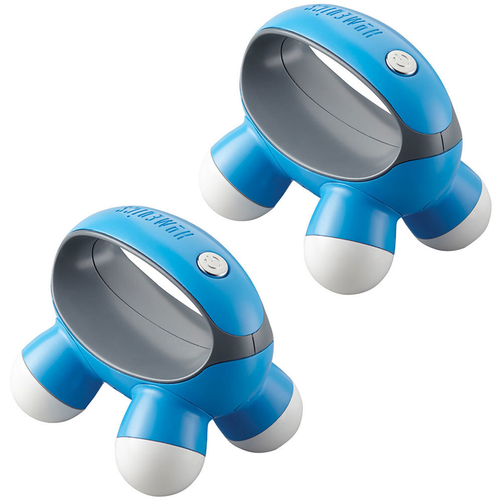 2x HoMedics QuaD Portable Cordless Electric Hand Held Vibration Massagers Full