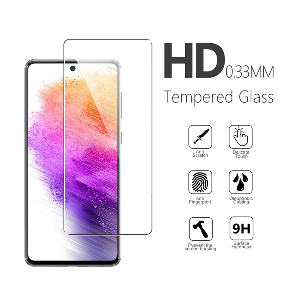 Nuglas Tempered Crystal Clear Glass Screen Protector For Samsung Galaxy A73 5G