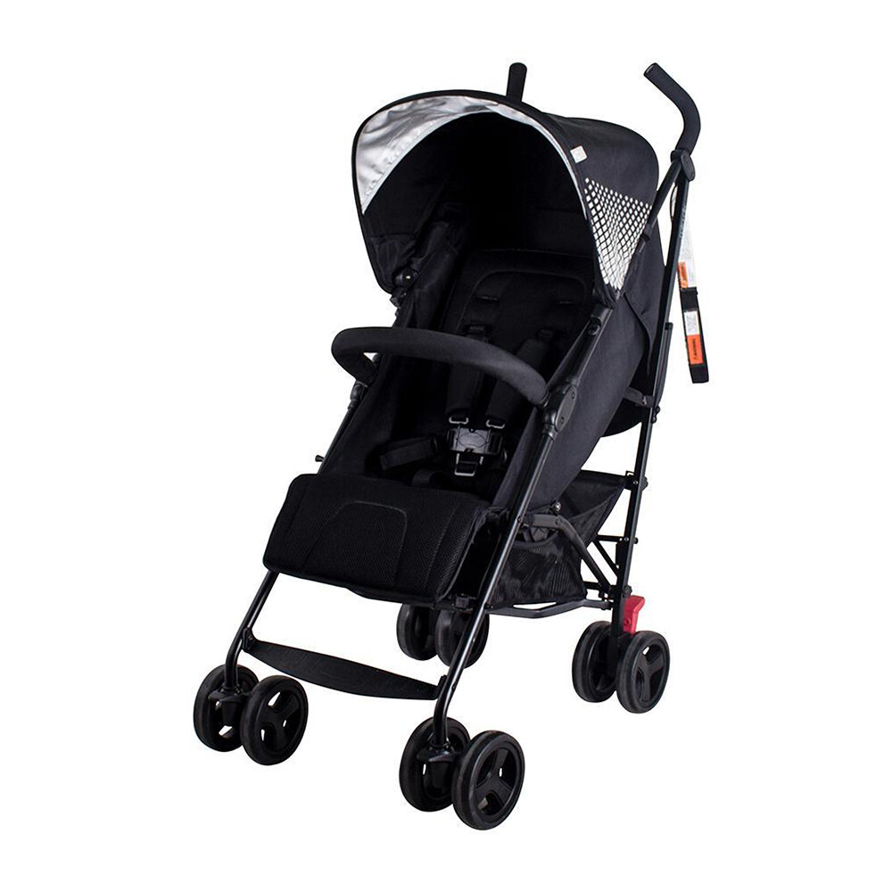 Bebe Care Mira DLX Newborn Baby Pram Toddler Stroller 20kg Black Lightweight