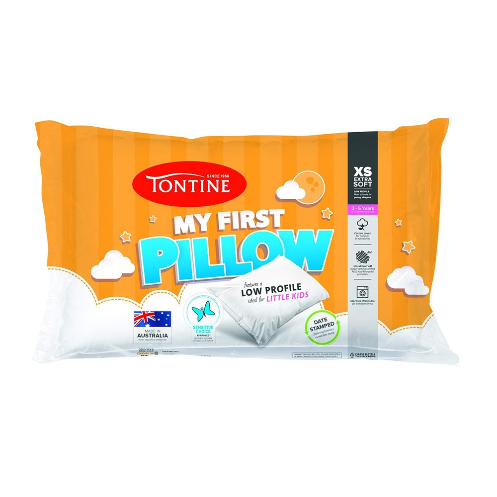 Tontine T2329 Cotton Pillow 46x72cm Extra Soft Kids/Children 2-5yrs White
