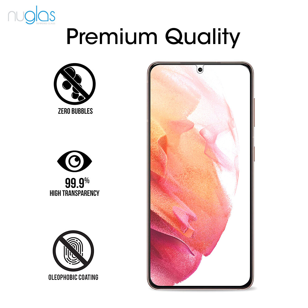 Nuglas Tempered Glass Screen Protector For Samsung S21 5G Crystal Clear
