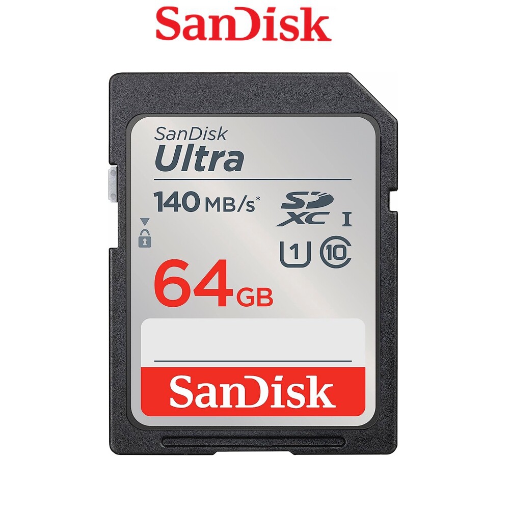 SanDisk 64GB Ultra SDXC UHS-I Memory Card 140MB/s C10 U1 microSDXC