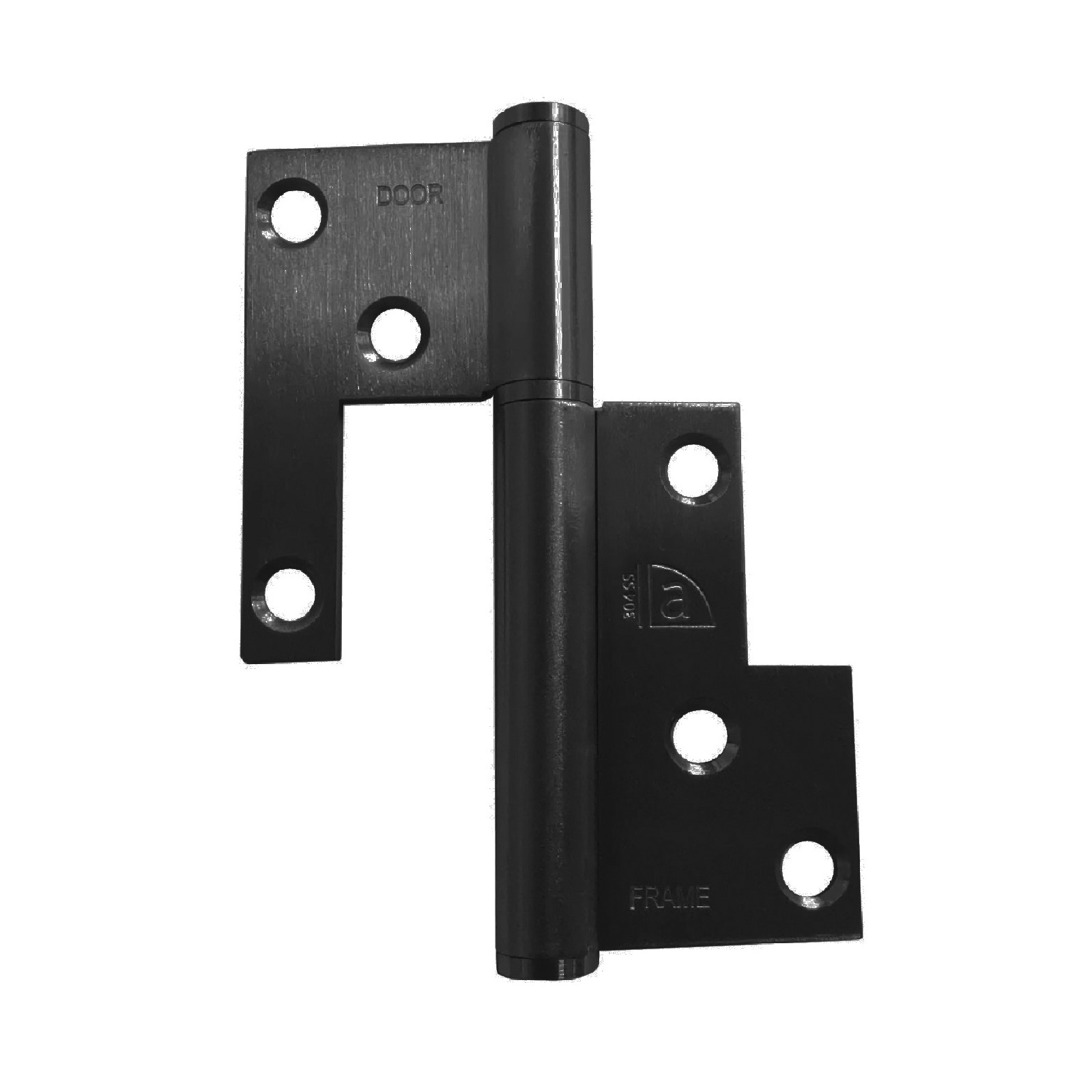 Austyle 100 x 45 x 2.5mm Black Universal Lift Off Hinge 55239 2 pieces