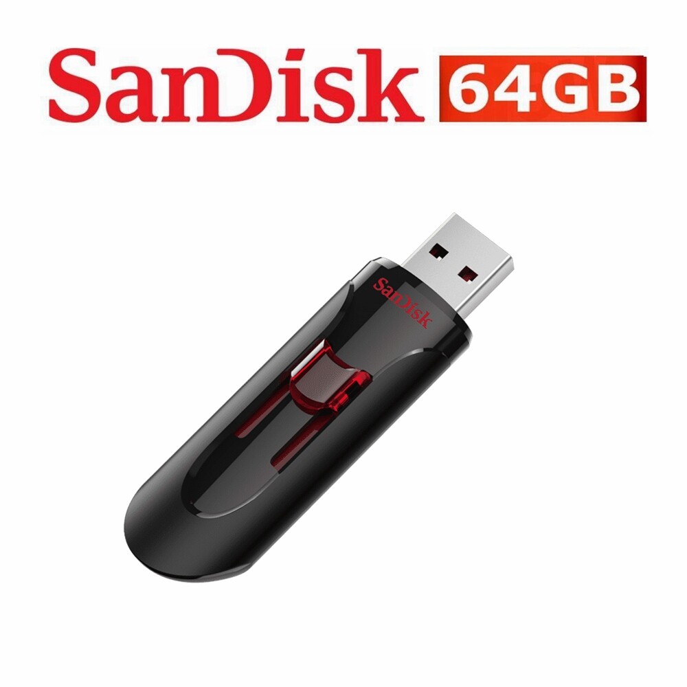 SanDisk CruzerGlide CZ600 USB 3.0 Flash Drive 64GB PC Mac SDCZ600-064G